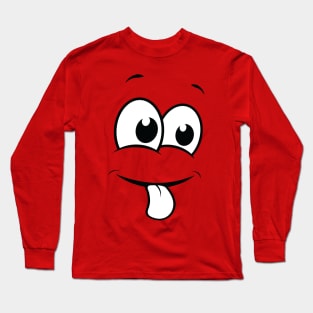 Eye Smiley Facial expression Mouth, Eye, white, face Long Sleeve T-Shirt